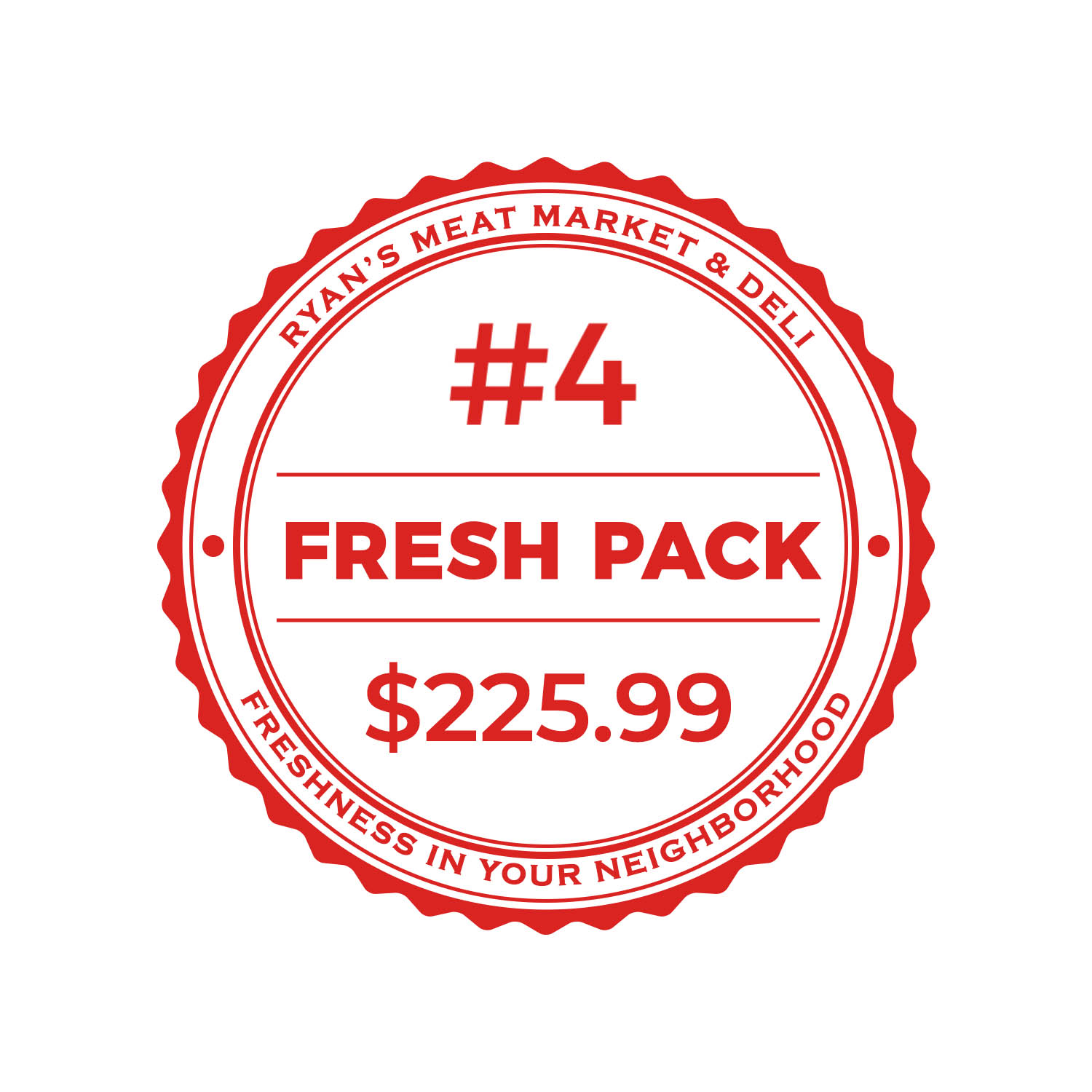 Fresh Packs - Ryans Meat Market Deli